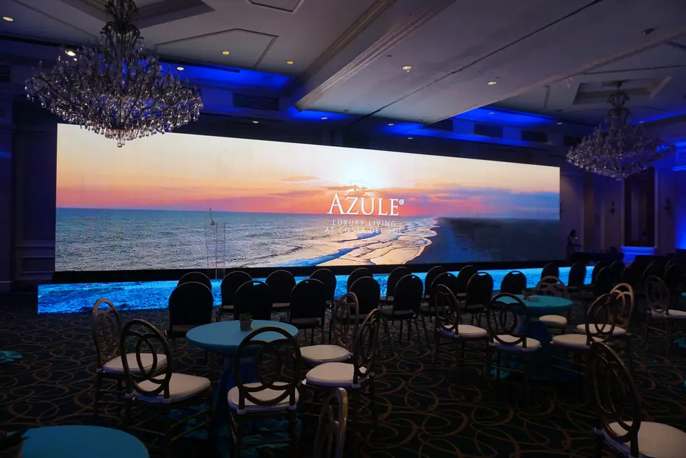 Pantalla LED y video wall de Memories Sound Live en un evento en El Salvador 2