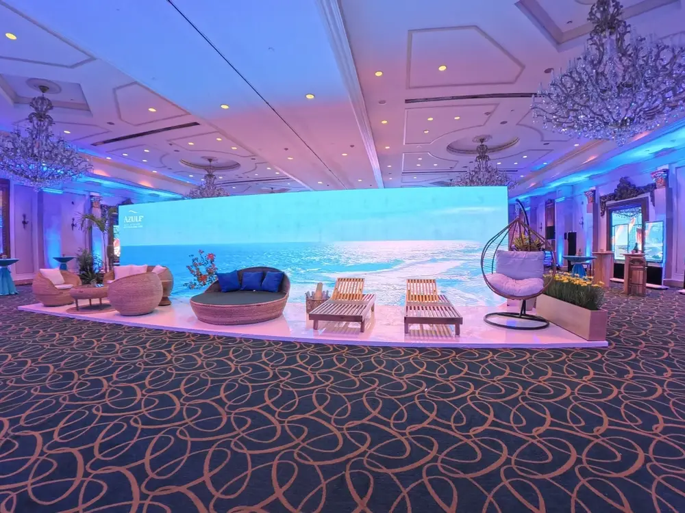 Pantalla LED y video wall de Memories Sound Live en un evento en El Salvador 5